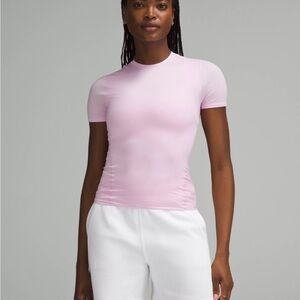 Women's Pink Short Sleeve Top